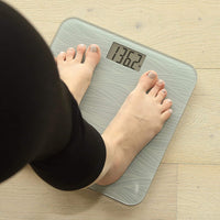 Escali - Grey Pattern Square Bathscale - B180SG