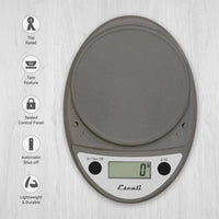 Escali - Metallic Primo Digital Scale - P115M