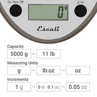 Escali - Metallic Primo Digital Scale - P115M