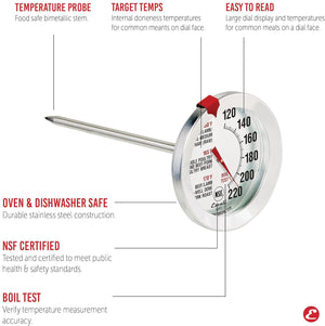 Escali - Oven-Safe Meat Thermometer - AH1