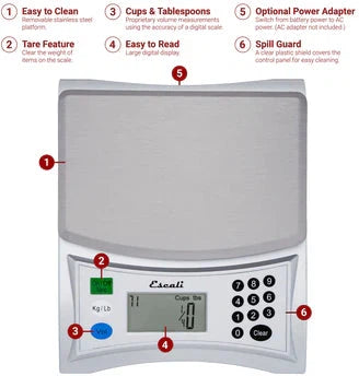 Escali - Pana Volume Measurement Scale - V136