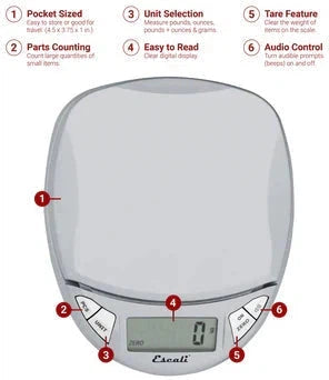 Escali - Pico Pocket Scale - N115S