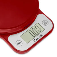 Escali - Red Telero Digital Kichen Scale - T136R