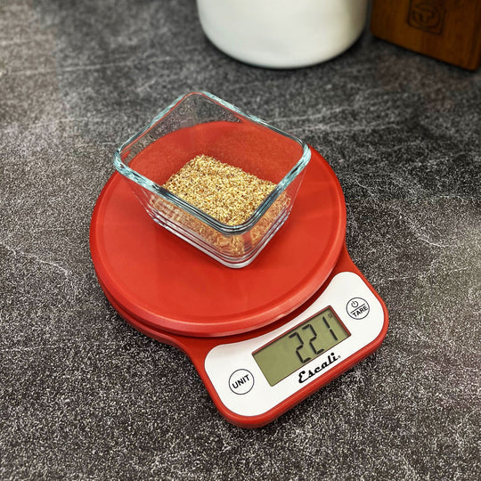 Escali - Red Telero Digital Kichen Scale - T136R