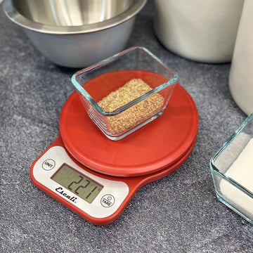 Escali - Red Telero Digital Kichen Scale - T136R