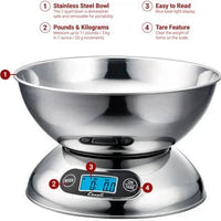 Escali - Rondo Stainless Steel Kitchen Scale - R115