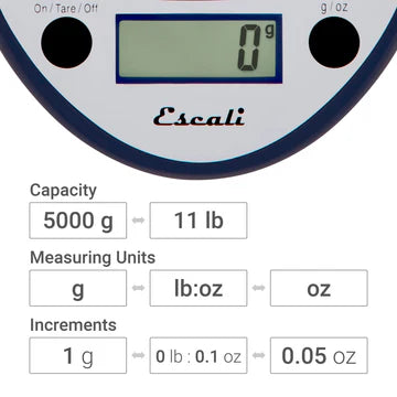 Escali - Royal Blue Primo Digital Scale - P115NB