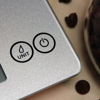 Escali - Shiny Silver Arti Glass Kitchen Scale - 157SS