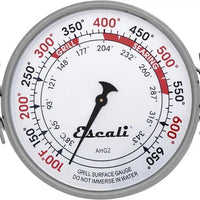Escali - Stainless Steel Extra Large Grill Surface Thermometer - AHG2