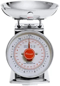 Escali - Stainless Steel Mercado Mechanical Dial Scale - DS115B