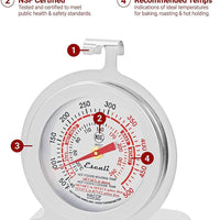 Escali - Stainless Steel Oven Thermometer - AHO1