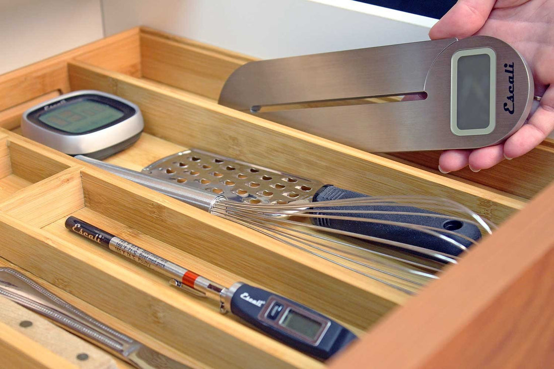 Escali - Stainless Steel Savu Space Saving Scale - F115