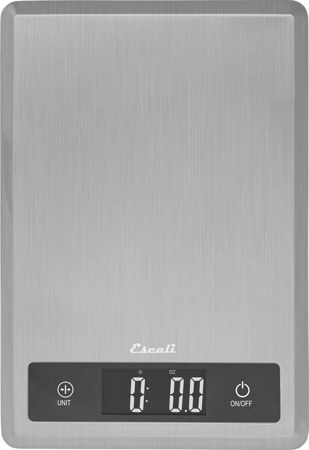 Escali - Tabla Silver Digital Kitchen Scale - T115S