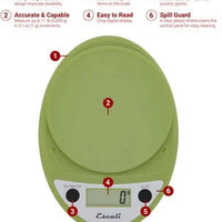 Escali - Tarragon Green Primo Digital Scale - P115TG