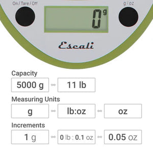 Escali - Tarragon Green Primo Digital Scale - P115TG