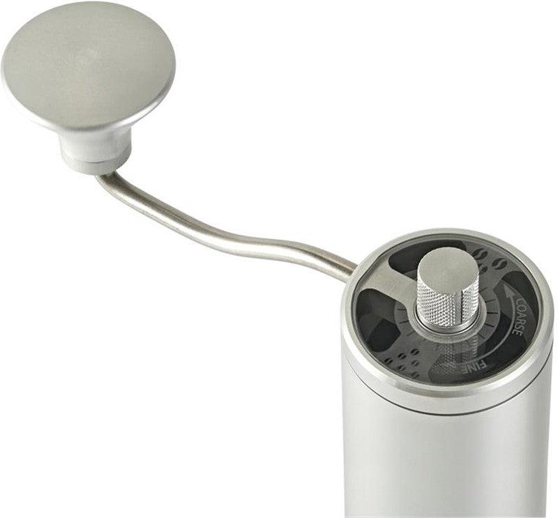 Eureka - Glass & Natural Anodized Baby Hand Grinder - BabyHandGrinderGlass+NaturalAnodized