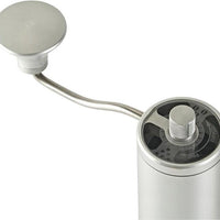 Eureka - Glass & Natural Anodized Baby Hand Grinder - BabyHandGrinderGlass+NaturalAnodized