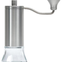 Eureka - Glass & Natural Anodized Baby Hand Grinder - BabyHandGrinderGlass+NaturalAnodized