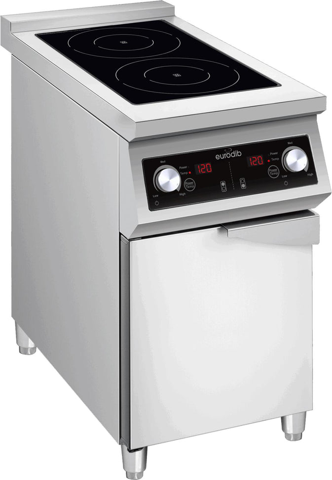 Eurodib - 15.7" Commercial Stainless Steel Freestanding Induction Cooktop - FCIHD235D3PH