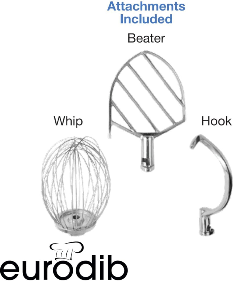 Eurodib - 20 Qt Commercial Planetary Stand Mixer - M20B