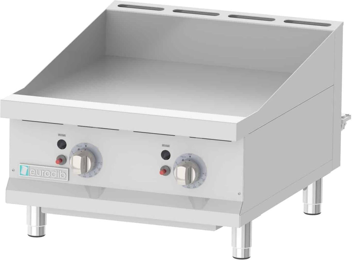 Eurodib - 24" Gas Griddle Stainless Steel Thermostatic Range - T G24T