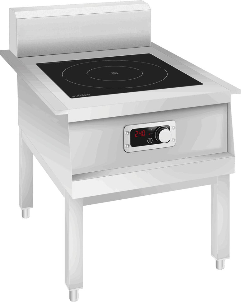 Eurodib - 25.39" Commercial Stainless Steel Stock Pot Induction Cooktop - SPCI151PH
