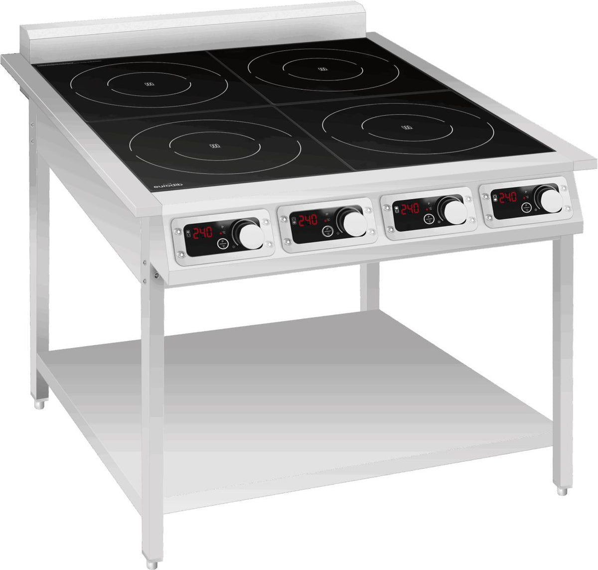 Eurodib - 31.2" Commercial Stainless Steel Induction Cooktop - FCI435OS1PH