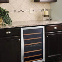 Eurodib - 46 Bottle Dual Temperature Wine Cooler/Refrigerator - USF54D
