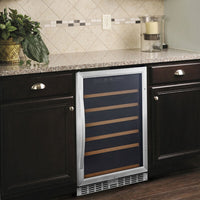 Eurodib - 57 Bottle Single Temperature Wine Cooler/Refrigerator - USF54S