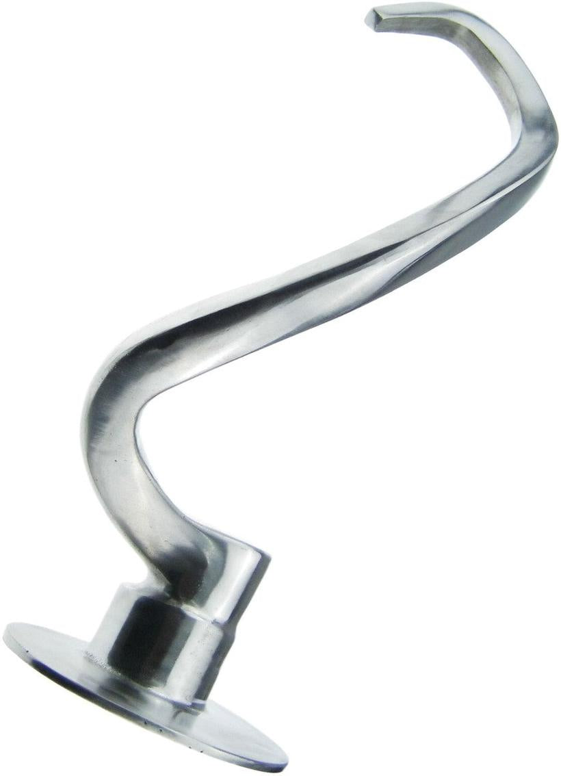 Eurodib - 6.3" x 14" Stainless Steel Dough Hook for LRGM-25 Mixers - LRGM25B36