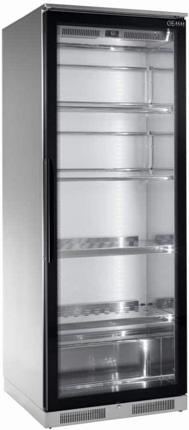 Eurodib - 82.4" Stainless Steel Reach-In Wine Refrigerator Showcase with 24 Bottles Capacity - WD7121