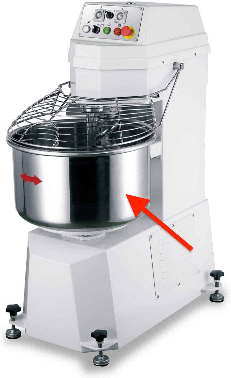 Eurodib - Stainless Steel Bowl for LRGM-25 Mixer - LRGM25B35