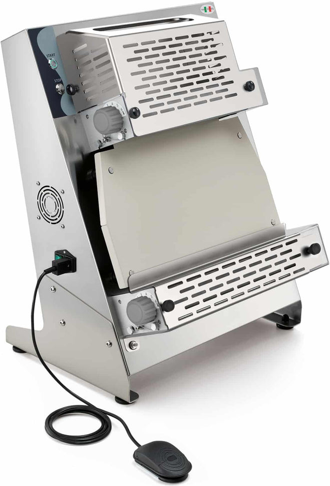 Eurodib - Stainless Steel Dough Sheeter with Top and Bottom Parallel Rollers - P-ROLL 420/2 RP +