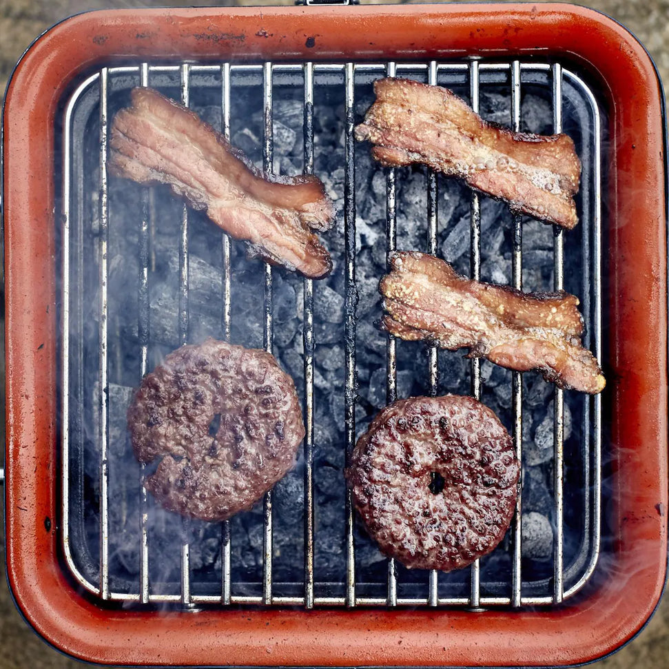 Everdure - CUBE Portable Charcoal BBQ Khaki Grill - HBCUBEKUS