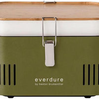 Everdure - CUBE Portable Charcoal BBQ Khaki Grill - HBCUBEKUS
