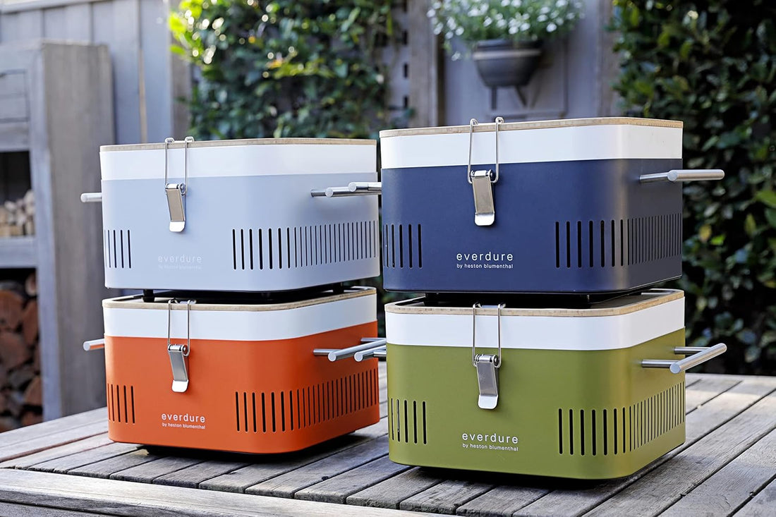 Everdure - CUBE Portable Charcoal BBQ Stone Grill - HBCUBESUS