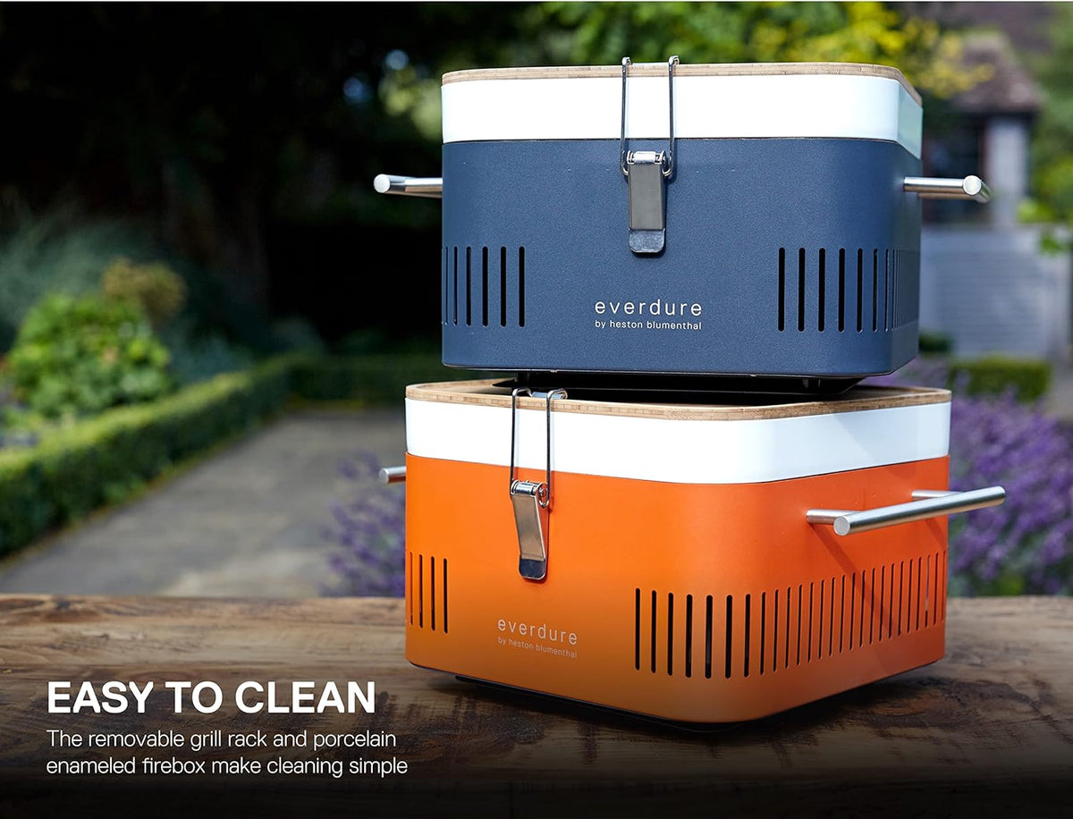 Everdure - CUBE Portable Charcoal BBQ Stone Grill - HBCUBESUS