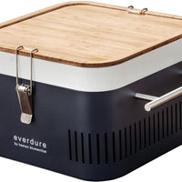 Everdure - CUBE Portable Charcoal Graphite BBQ Grill - HBCUBEGUS