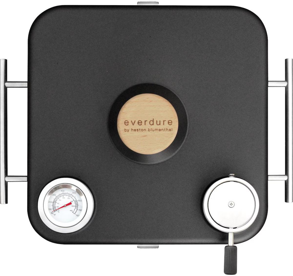 Everdure - Cube Proflame 360 Matte Black BBQ Gas Grill - HBECUBEG3B