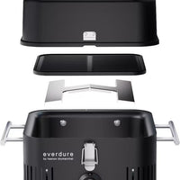 Everdure - Cube Proflame 360 Matte Black BBQ Gas Grill - HBECUBEG3B