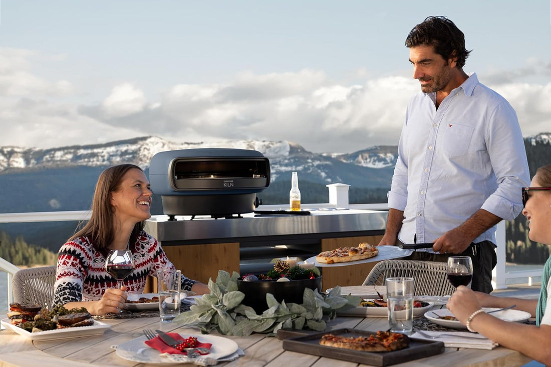 Everdure - KILN R Series 2 Burner NG Graphite Pizza Oven - HBEKILN2GUSNG