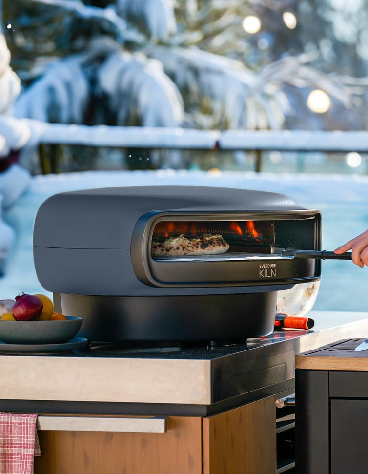 Everdure - KILN R Series 2 Burner NG Graphite Pizza Oven - HBEKILN2GUSNG