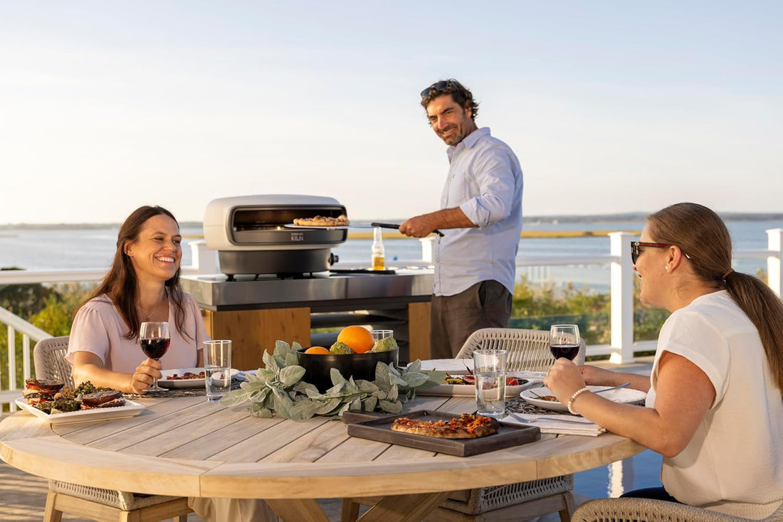 Everdure - KILN R Series 2 Burner NG Graphite Pizza Oven - HBEKILN2GUSNG