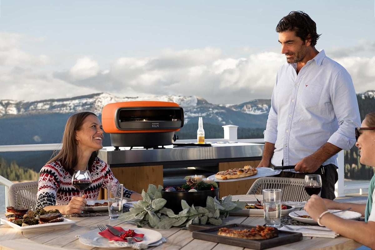Everdure - KILN R Series 2 Burner NG Terracotta Pizza Oven - HBEKILN2TUSNG