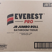 Everest Pro - 2ply 600' Jumbo Bathroom Tissue Roll, 8roll/cs - JRT600