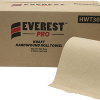 Everest Pro - 300 Feet Kraft Roll Towel, Pack of 12 - HWT300K