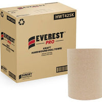 Everest Pro - 425 Feet Kraft Roll Towel, 12 Rl/Cs - HWT425K
