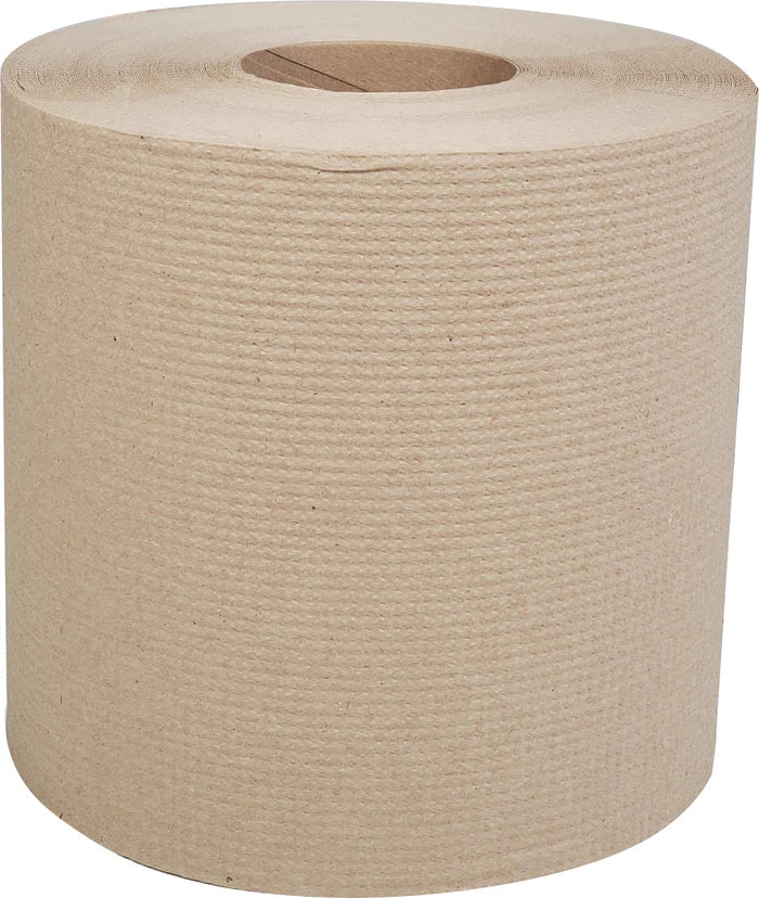 Everest Pro - 7.65" x 10" Center Pull Kraft Paper Hand Towel Roll, 6Rl/Cs - CP601K