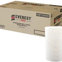 Everest Pro - 7.76" x 300 Feet White Paper Hand Towel Roll, 12Rl/Cs - HWT300W
