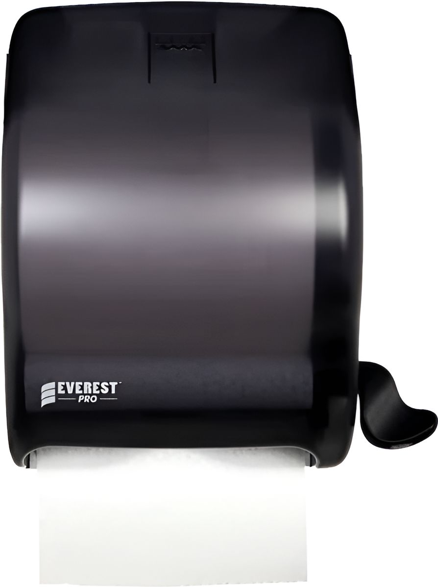 Everest Pro - 8" Roll Towel High Capacity Dispenser With Ergonomic Lever - SUN950TBK